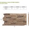 Ekena Millwork 49"W x 25 1/2"H x 1 1/4"D Acadia Ledge Stacked Stone StoneWall Faux Stone Siding Panel Smokey Ridge PNU24X48ALSR - alternate 5